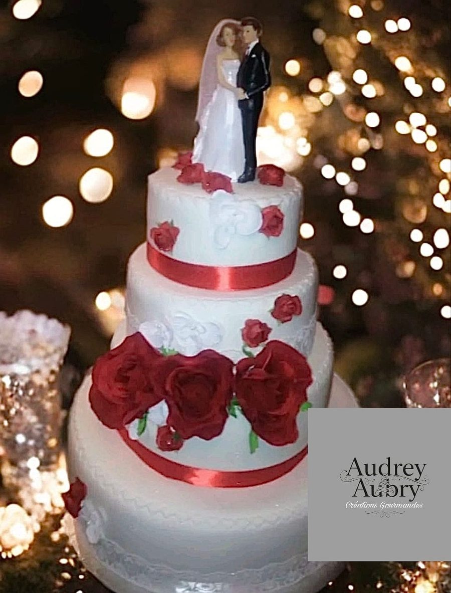 Tendances gâteaux de mariage 2026 — création Audrey Aubry Créations Gourmandes